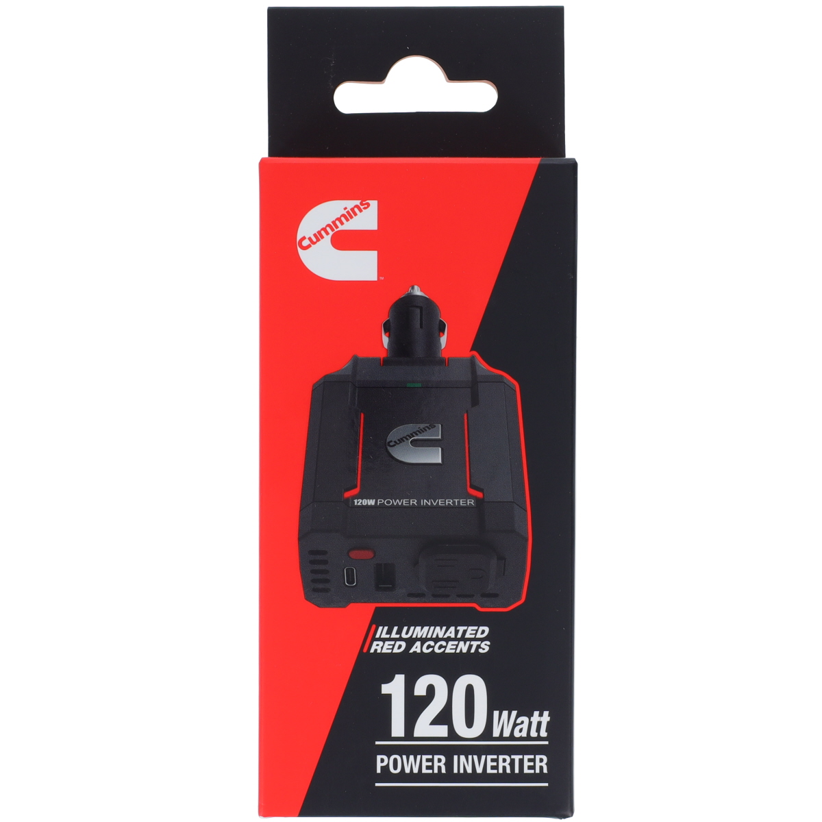 Cummins 120 Watt Power Inverter 12v Socket DC to AC Inverter Direct Plug Power Converter CMN120D