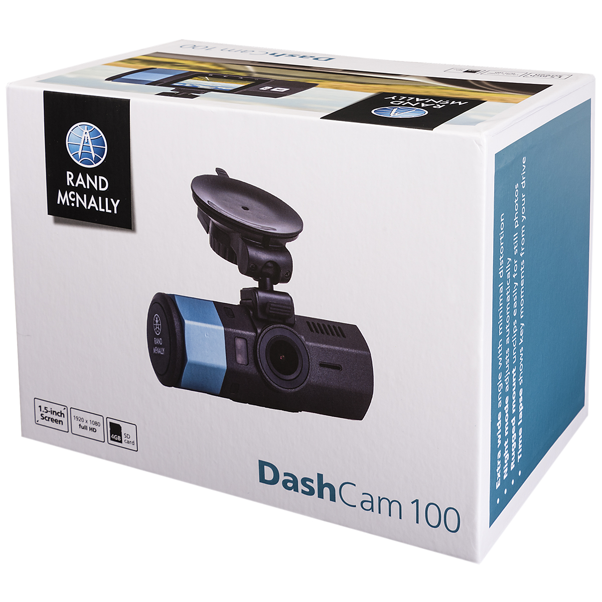 Dash Cam 100 with G Sensor And Built-in Screen - SD Card Included