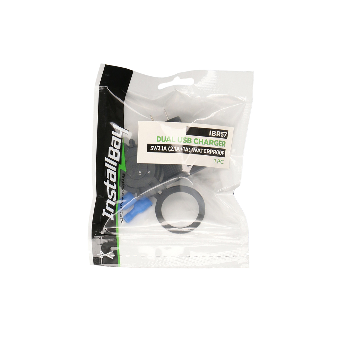 Dual USB Water Resistant w Cover