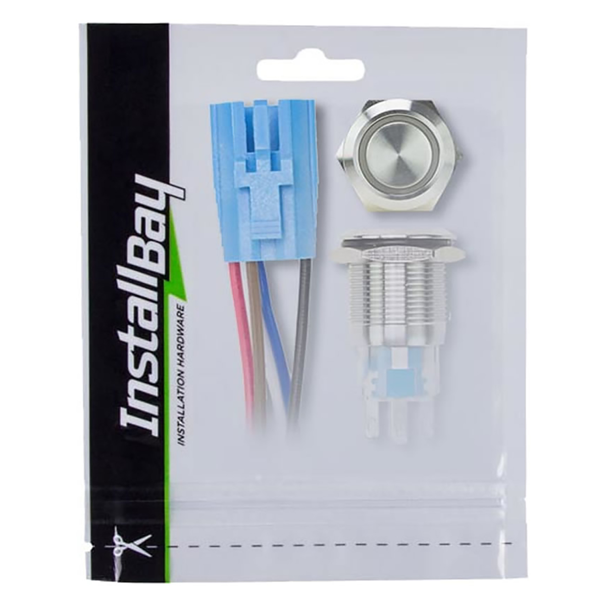 19mm Stain Round Switch Latch Harn White
