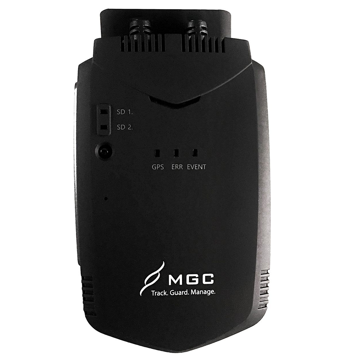 Motor GuardianCam Commercial Grade Forward Recording Dashcam MDR3000 64GB Card Built-In Mic Dash Camera-Black