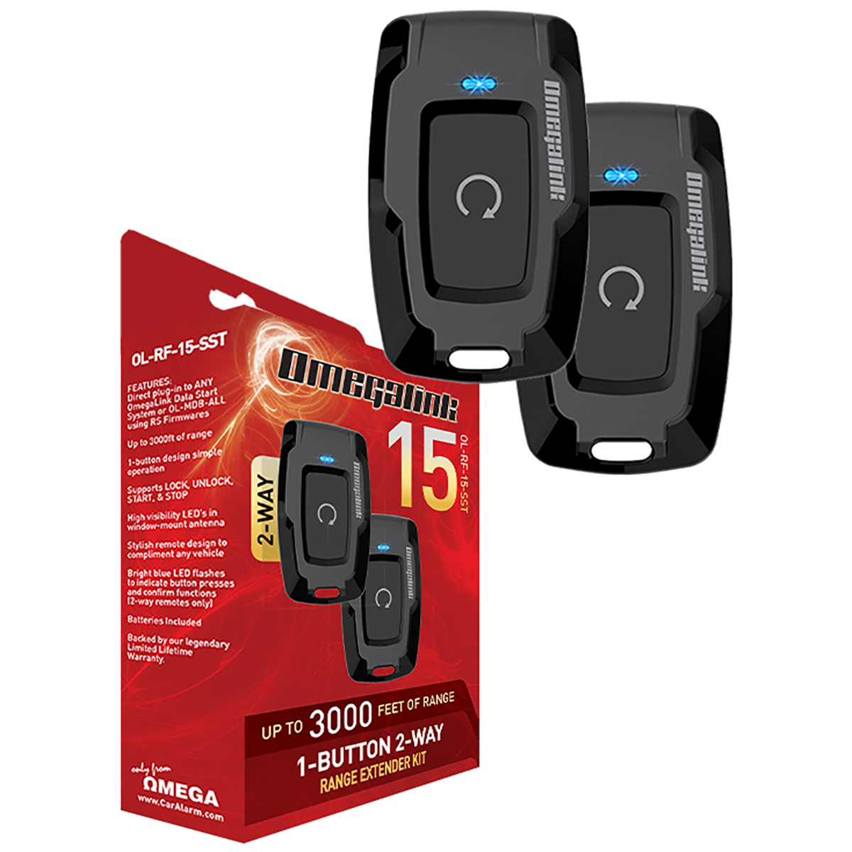 Excalibur Alarms - Omegalink 1-button 2-way Range Extender Kit up to ...