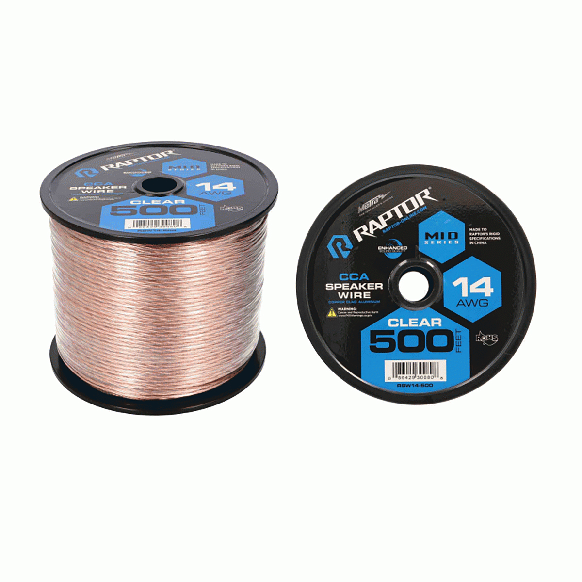 Speaker Wire 14GA Clear 500ft Vice Serie